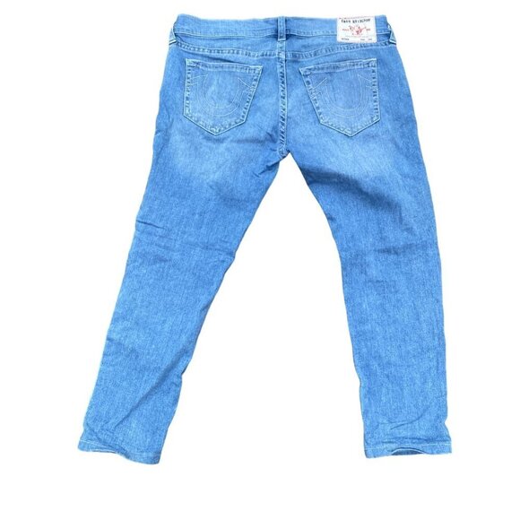 True Religion Jeans Size 38 ROCCO RELAXED SKINNY Blue - Picture 8 of 8